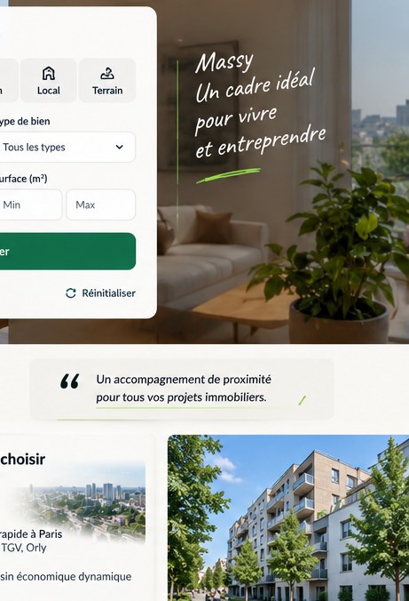 Environnement urbain et résidentiel de Massy